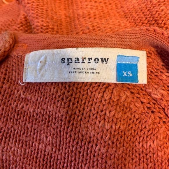 Sparrow | Orange Knit Long Sleeve Sweater - Picture 6 of 8